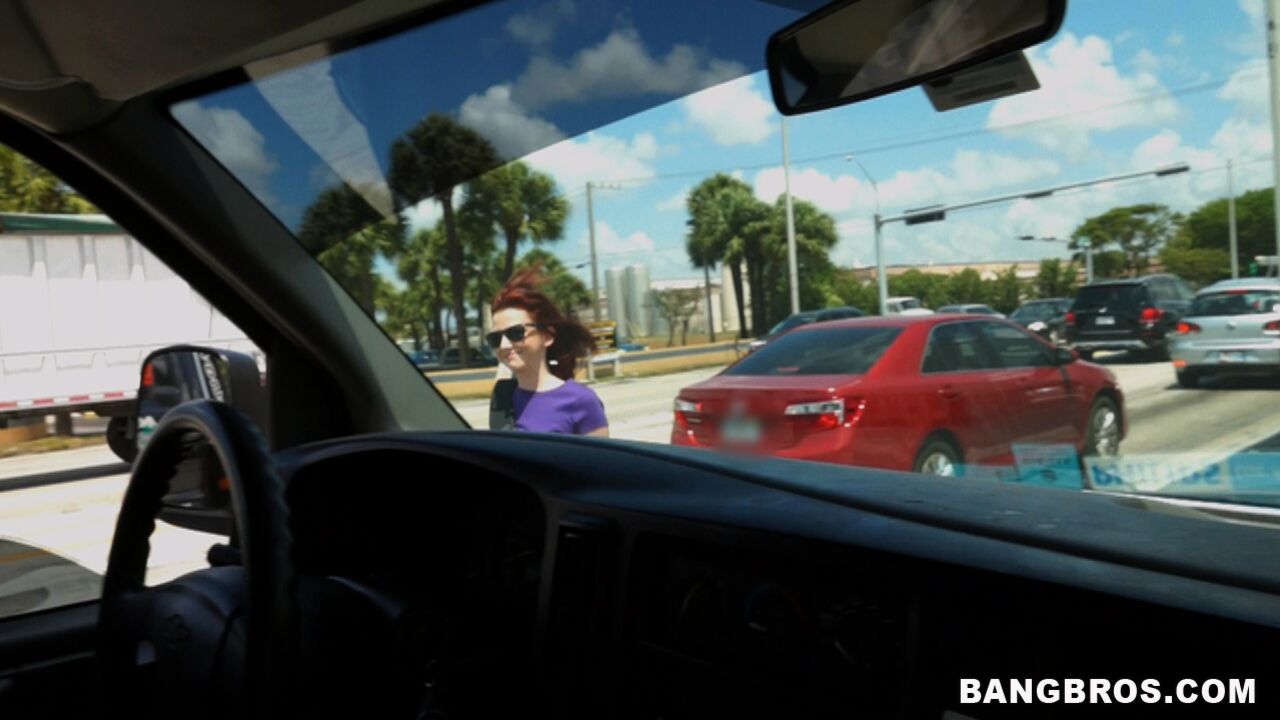 Amateur Redhead White Girl Gives Up Her Ass for Cash