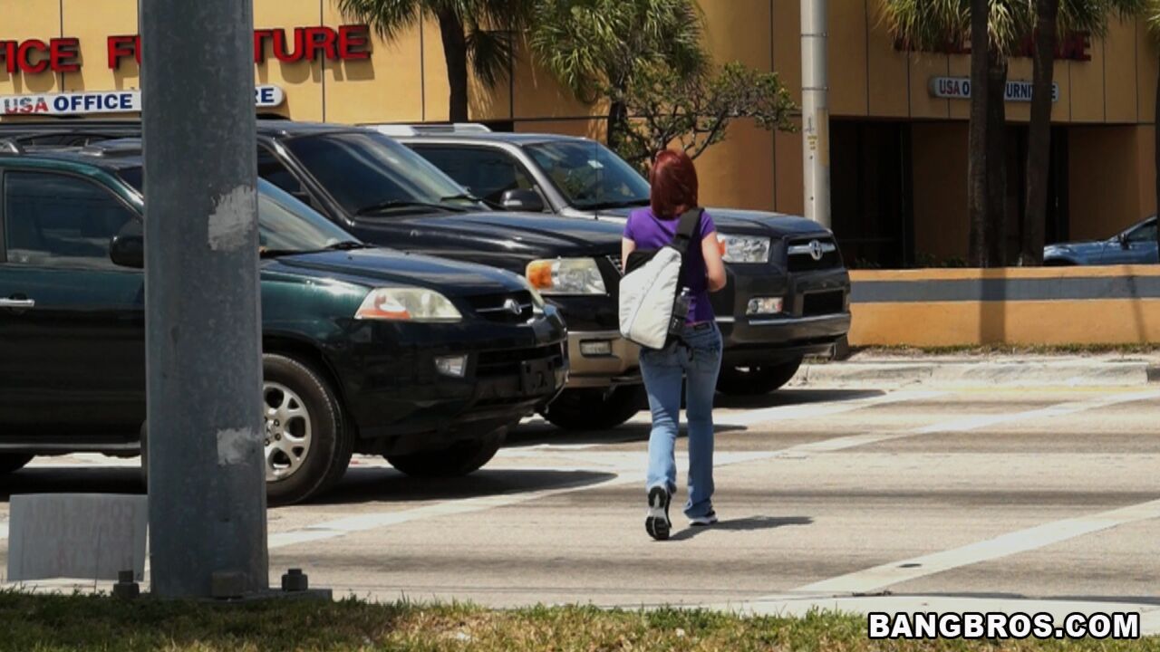 Amateur Redhead White Girl Gives Up Her Ass for Cash