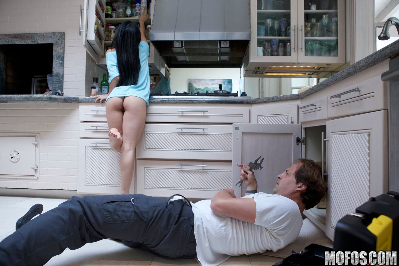 Petite Asian Stuffed with Cock