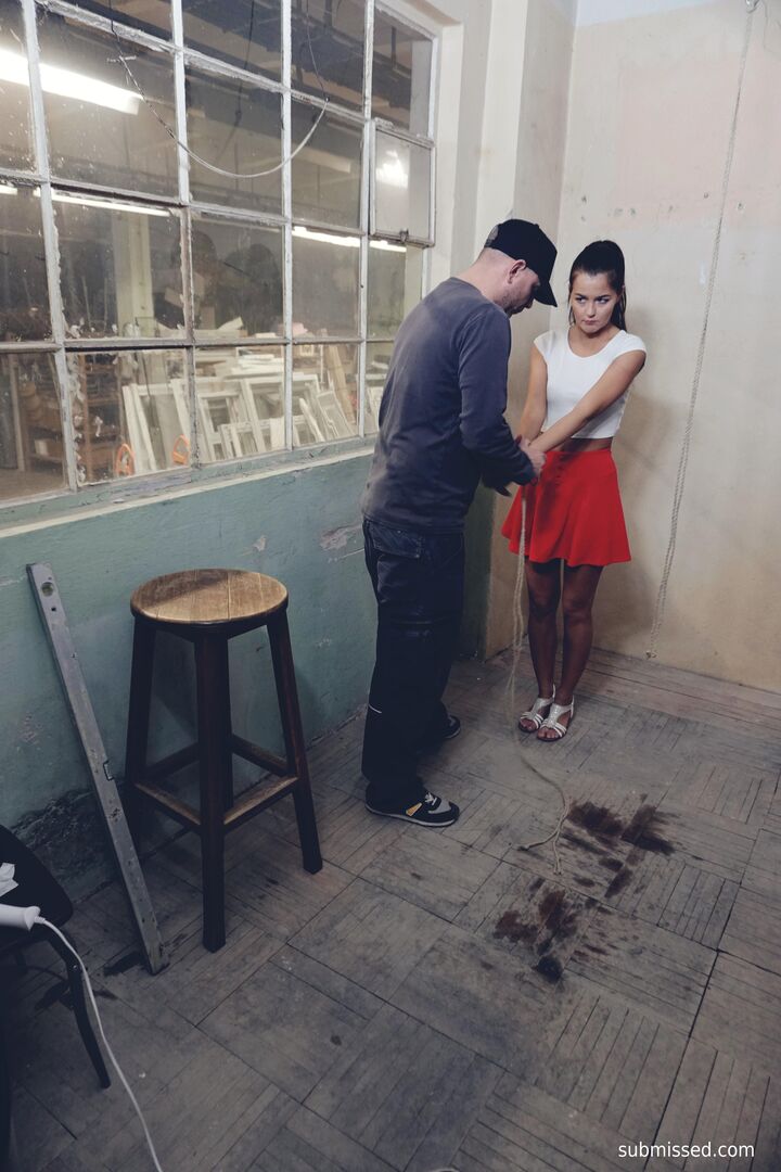 Ballgagged wife