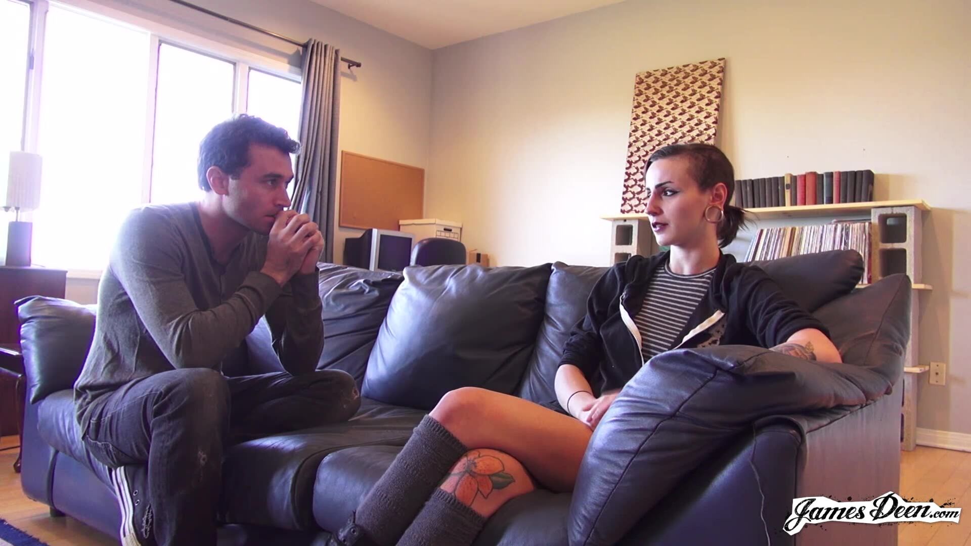 Sharon Applies Online For Porn With James Deen