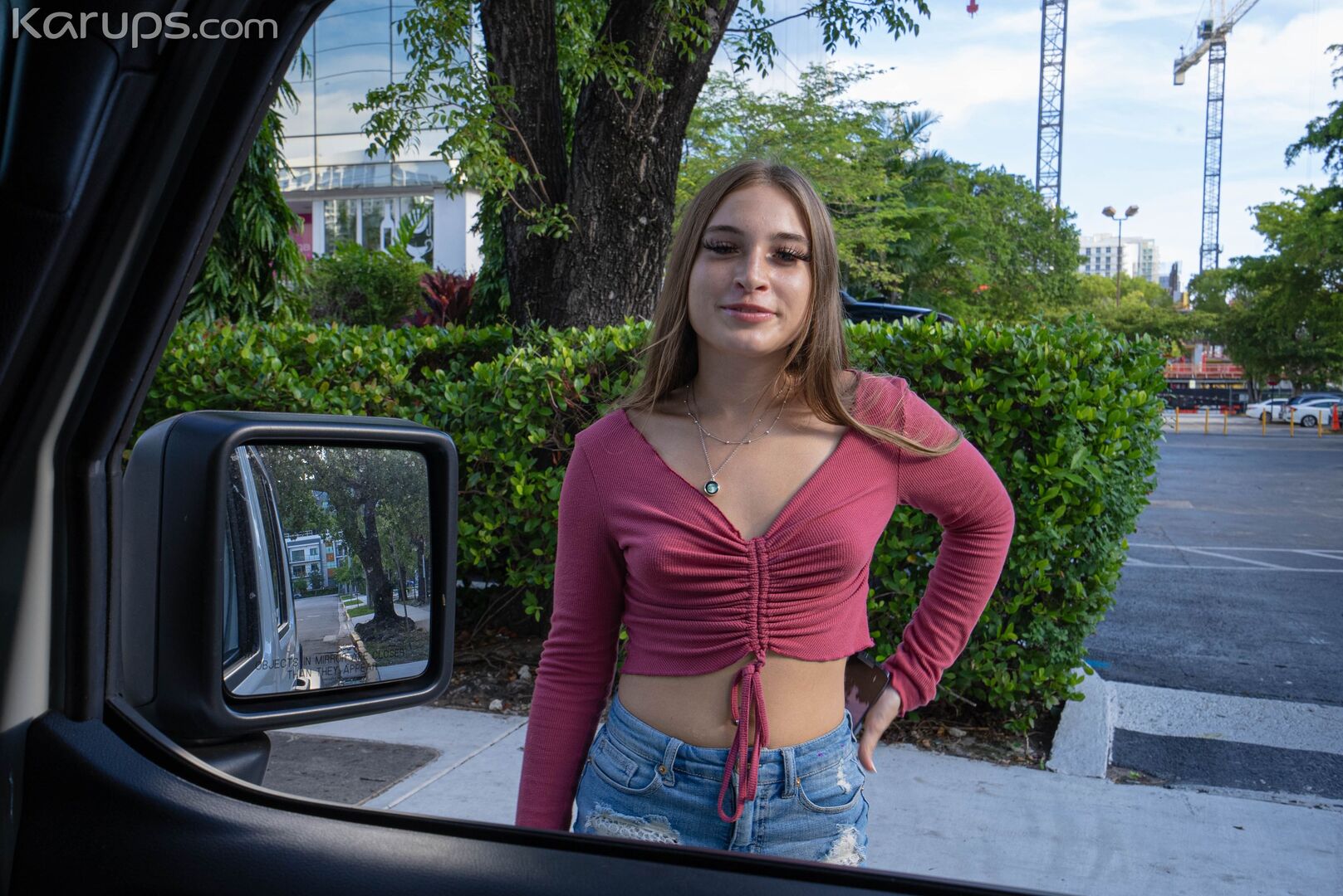 HORNY TEEN IN THE BACKSEAT