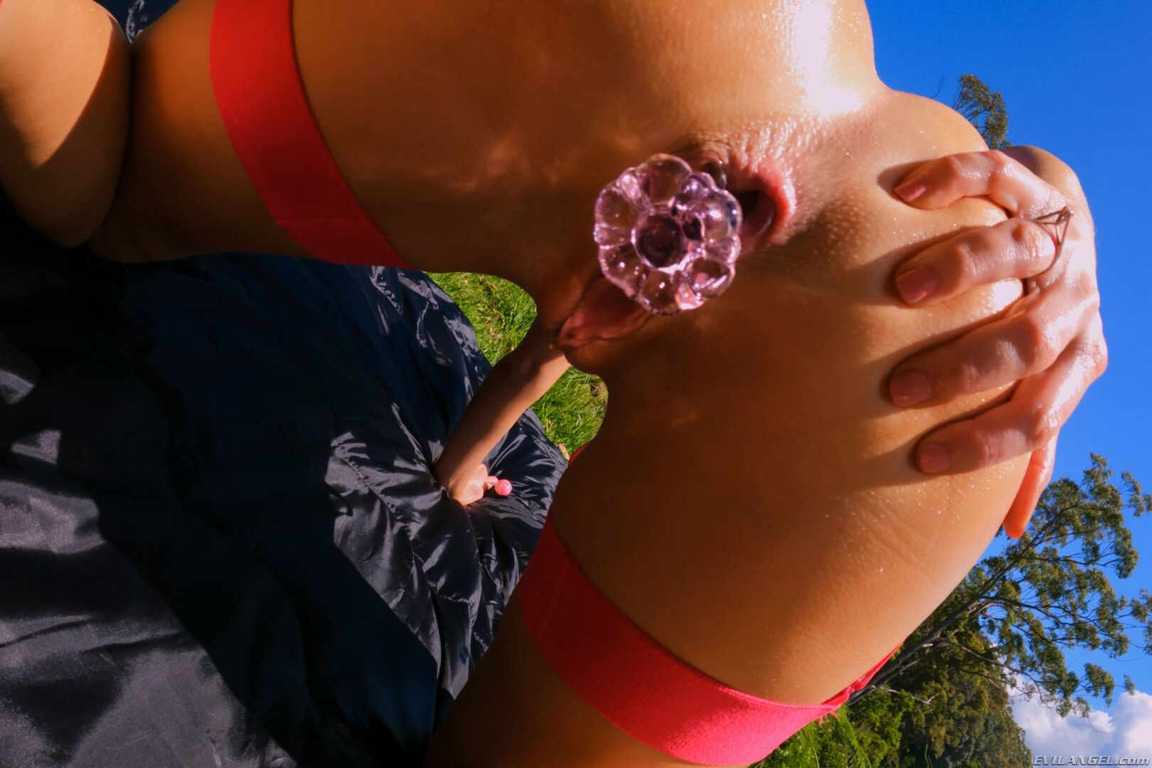 Cover Me In Sun, Oil & Cum