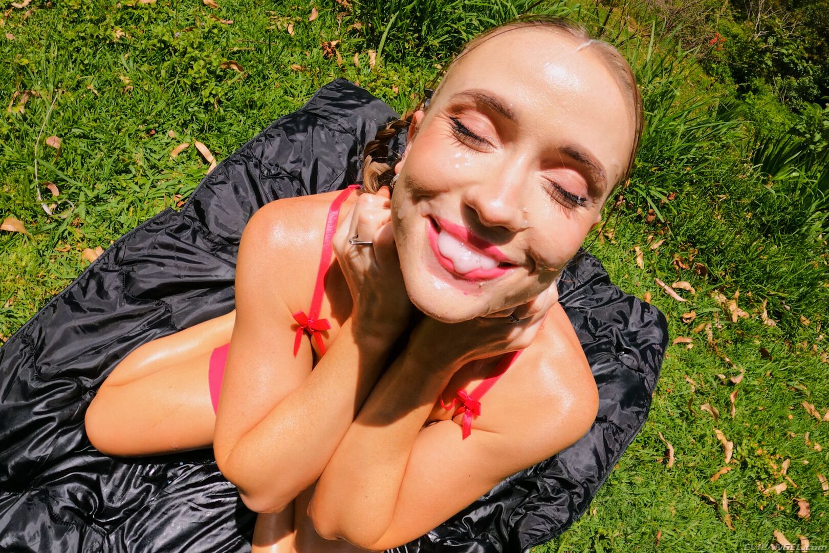 Cover Me In Sun, Oil & Cum