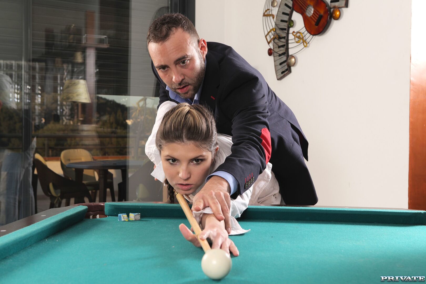 Gina Gerson Gets Private Lesson On How To Gangbang