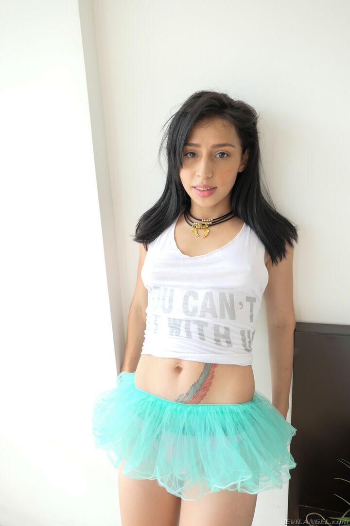 Latina Teen's Huge Cock Anal Plowing